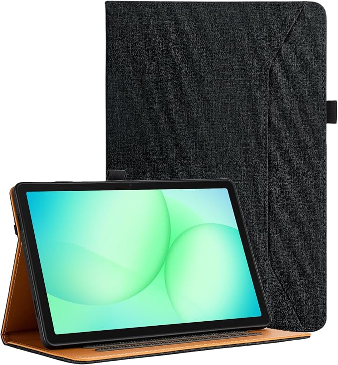 for Samsung Galaxy Tab A11 Plus Case Multiangle Stand for Samsung Tab A11+ Cover Tablet 11 InchBlack