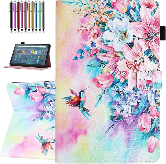 Case for Amazon Fire Max 11 Tablet (13th Generation 2023 Release) Auto Wake/Sleep Premium PU Leather Folding Stand Cover with Pen Holder &amp Multiple Viewing Angles - Beach