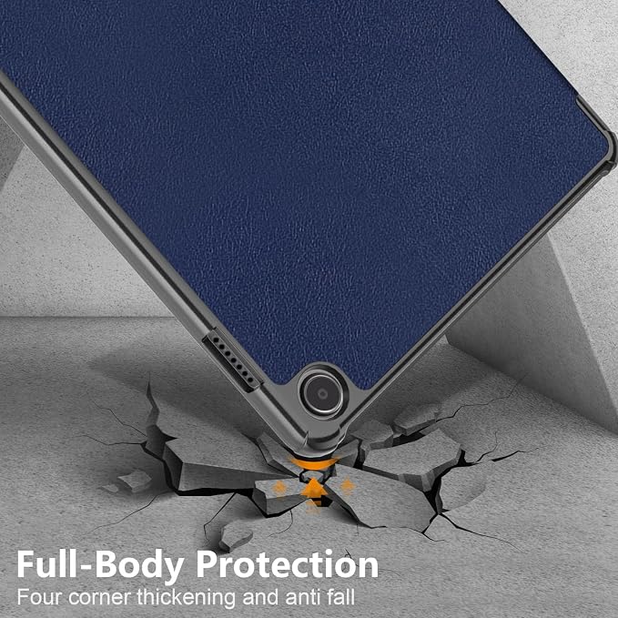 Slim Case for Amazon Fire Max 11 Tablet (13th Generation 2023 Release) Trifold Lightweight Hard Shell PU Leather Stand Folio Protective Cover with Auto Wake/Sleep Colored Graffiti Doodle