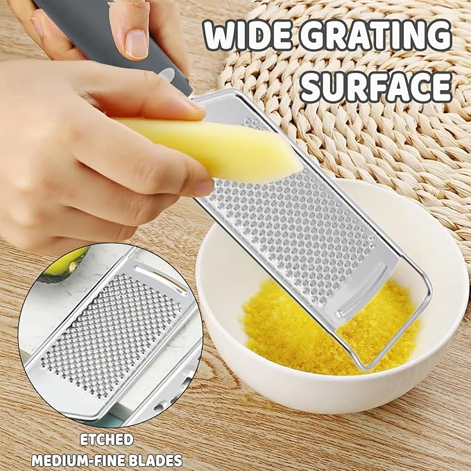Lemon Zester Tool,Cheese Grater for Kitchen,Handheld Cheese Grater