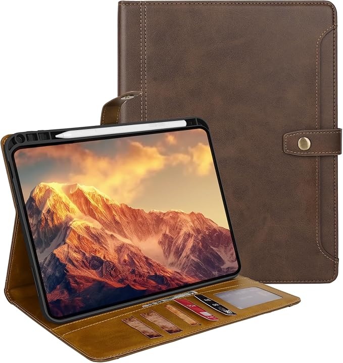 Case for iPad 9/8/7 Gen Case(2021/2020/2019)- Shockproof Cover with Built-in Pencil Holder- Smart Auto Sleep/Wake - Perfect for Students at Home/School-Pink