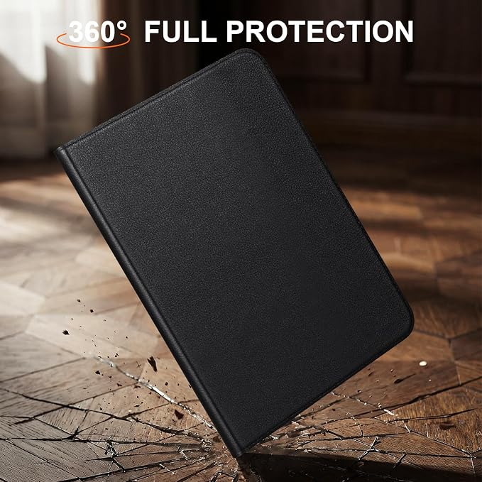 Leather Case for Samsung Galaxy Tab S11 Ultra 14.6 2025 Black | Business Folio Cover with Pencil Holder Magnetic Closure Auto Wake/Sleep Multi-Angle Stand