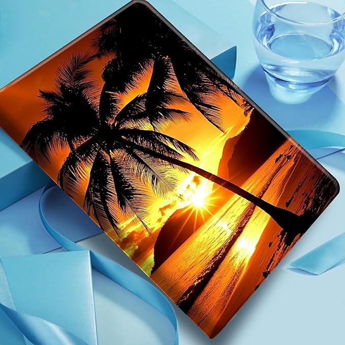 Case for Amazon Fire 7 Tablet 2019/2017 Release 9th/7th Generation PU Leather Smart Protective Cover with Auto Sleep/Wake for Fire 7 2019Dog Wearing Witch Hat Pumpkin