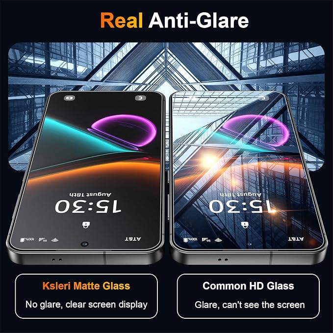 2 Pack for Samsung Galaxy S26+ / S26 Plus [6.7 Inch] Matte Glass Screen Protector + 2 Pack Camera Lens Protector with Easy Installation Kit Anti-Glare 0.2mm Tempered Glass