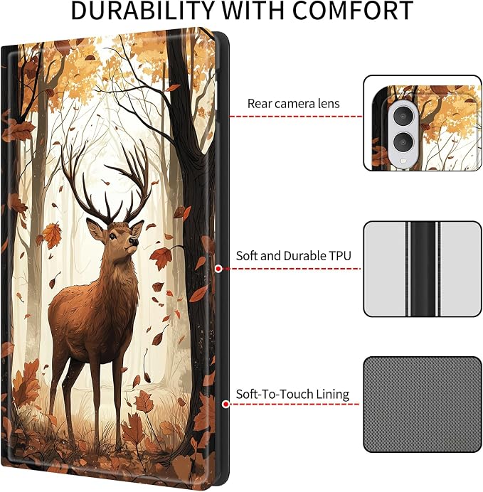 Case for iPad (A16) 11th Generation 11 Inch (2025)/ iPad 10th Generation 10.9 inch 2022Slim PU Leather Smart Cases Covers with Auto Wake/Sleep-Beast Roared