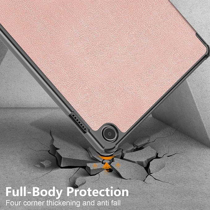 Slim Case for Amazon Fire Max 11 Tablet (13th Generation 2023 Release) Trifold Lightweight Hard Shell PU Leather Stand Folio Protective Cover with Auto Wake/Sleep Colored Graffiti Doodle