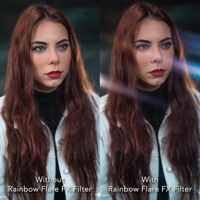 77mm Lens Blue Stripe Filter Special Effect Prism Creative Photography Accessory