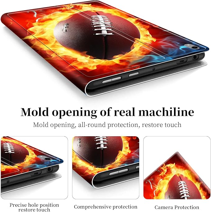 Case for iPad (A16) 11th Generation 11 Inch 2025/ iPad 10th Generation 10.9 Inch 2022 CaseHybrid Slim Multi-Angles Stand Auto Wake/Sleep Cover-Beach Sunset