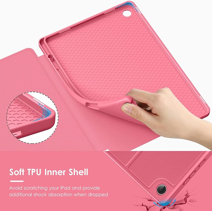 Case for Samsung Galaxy Tab A11+ Plus 11 inch 2026 Model (SM-X230/X236)Multiple Angles Stand CoverSoft BackPencil Holderand Auto Sleep/WakeBlack
