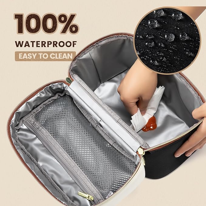 LOVEVOOK Insulated Lunch Bag for Women,Adult Lunch Box for Women,Leakproof Cooler Bag for Office Picnic Hiking Beach,Lunch Tote Bag with Adjustable Shoulder Strap
