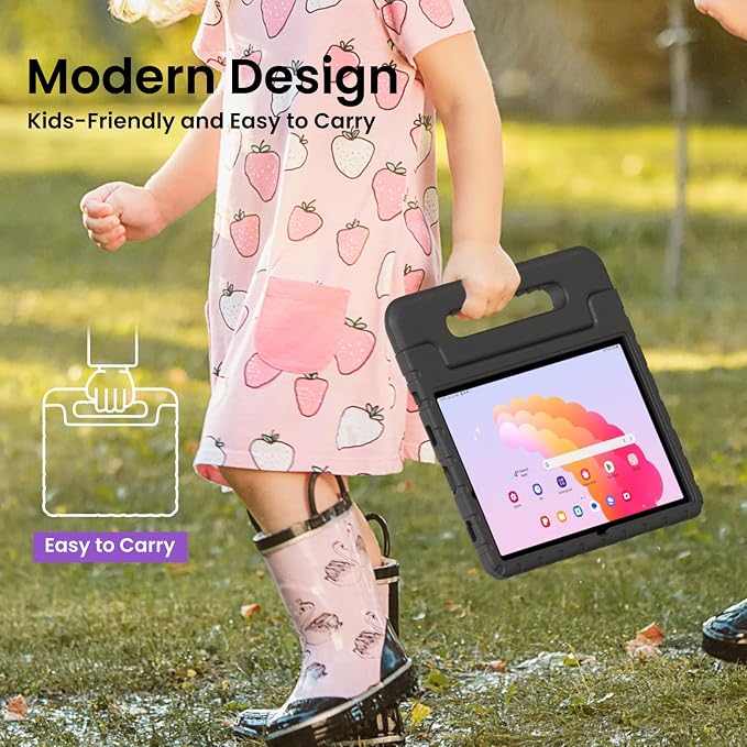 Kids Case for Samsung Galaxy Tab A11+/A9+ Plus 11 Inch 2025/2023 Tablet | Foldable handle highly durable odorless and easy to install suitable for children's learning and play.