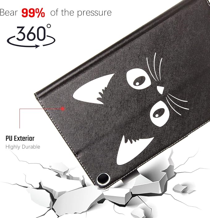 Dteck for Samsung Galaxy Tab A 10.1 2019 Case Unicorn Case for Samsung Tab A 10.1 inch Tablet Slim Leather Cover Folio Stand Protective Case for Samsung 10.1 Tab A SM-T510/T515 Unicorn Pink
