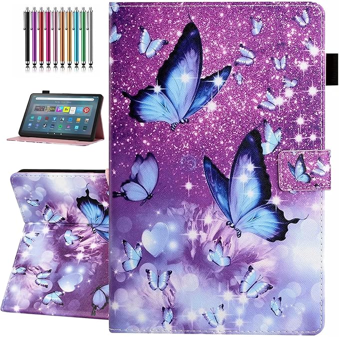 Case for Amazon Fire Max 11 Tablet (13th Generation 2023 Release) Auto Wake/Sleep Premium PU Leather Folding Stand Cover with Pen Holder &amp Multiple Viewing Angles - Beach