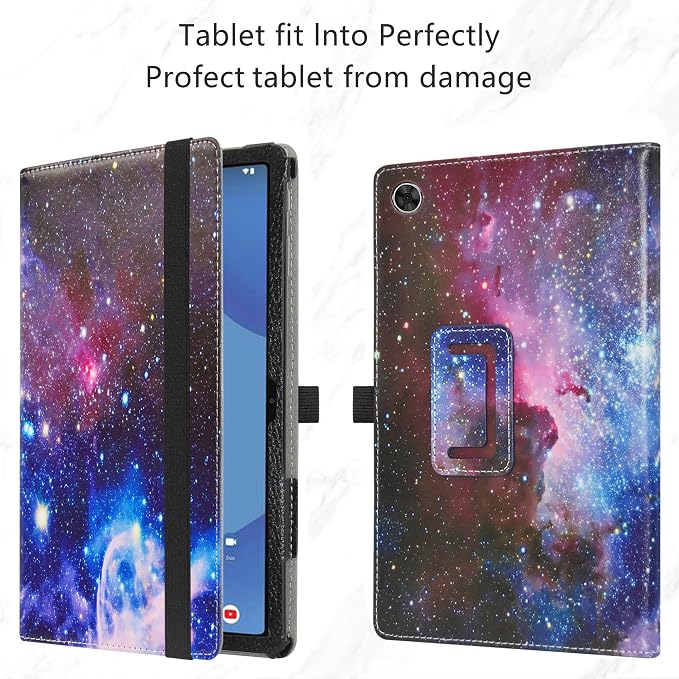 LiuShan Compatible with Onn 10.4 Tablet Pro Case 2023PU Leather Slim Folding Stand Cover for Onn 10.4 inch Tablet Pro Tablet (2023 Model No.100110603)Black