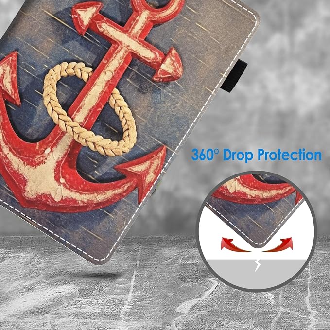 Case for Amazon Kindle Fire HD 10 Tablet 10.1 (9th/7th Generation 2019/2017 Release) Slim Folding Stand Folio Cover with Card Slot &amp Auto Wake/Sleep - African American Girl