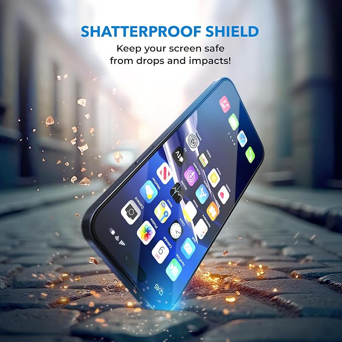 Deppa | 2-Pack | Screen Protector for iPhone 16 Pro Max (6.9) with Smart Installation Tray | Dust &amp Bubble-Free | 9H Tempered Glass | Full Coverage | Easy Install