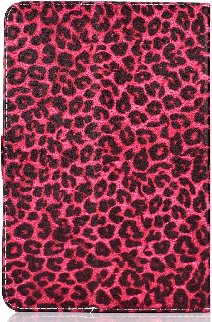 Universal 7 Inch Tablet Case Techcircle Ultra Slim Lightweight PU Leather Stand Folio Flip Wallet Protective Shell Case [Card Slots] [Magnetic Closure] for All 7 Android Tablet PC Cherry Blossom