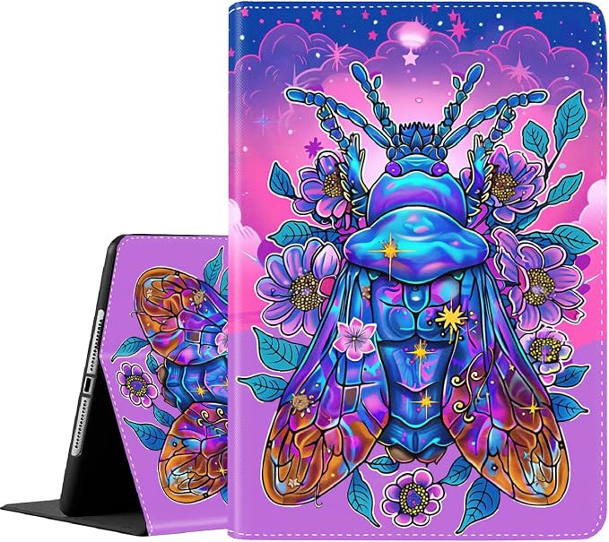 Case for iPad (A16) 11th Generation 11 Inch (2025) for iPad 10th Generation 10.9 Inch (2022) Slim Folding Stand Cover with Auto Wake/Sleep Corgi Dog Eating Ramen 2