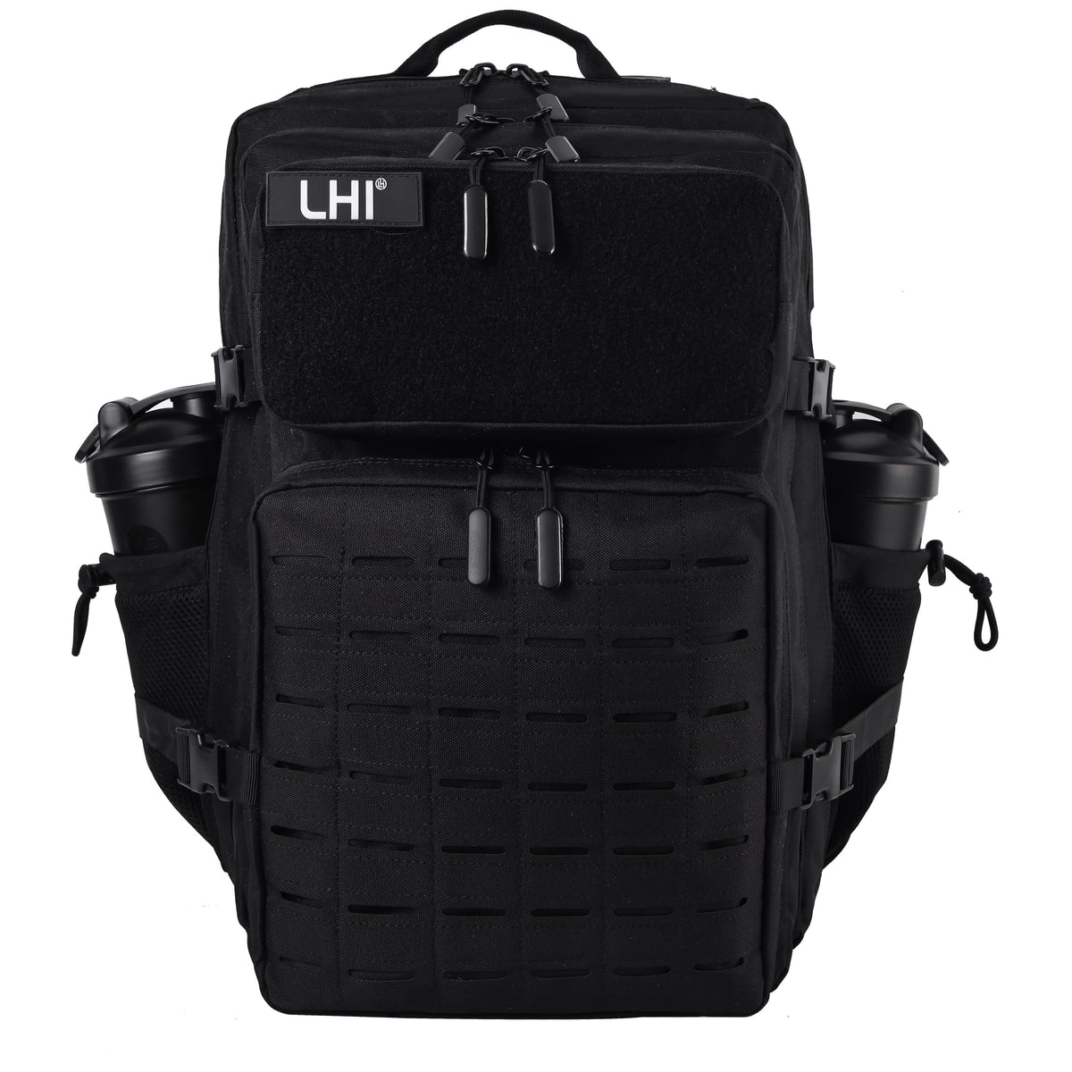 LHI Tactical Military Backpack for Men 25L/45L Large Molle Army Assault Pack 3 Day Hiking Rucksack With Bottle Holder