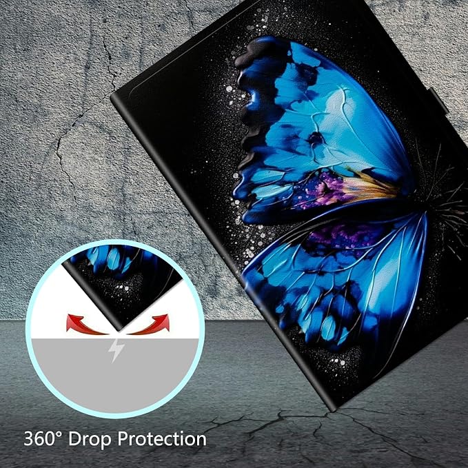 Universal Case for 10.6 inch 11 inch TabletUniversal Case for 10.6-11 Inch Touchscreen TabletSlim PU Leather Stand Folio Shell Cover with 360 Degree Rotatable Kickstand ViewingAbstract Sun Leaf