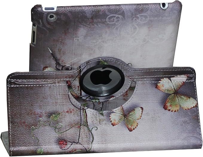 Case for iPad 9.7 2018/2017 Rotating Stand Smart Magnetic Auto Wake Up/Sleep Cover for A1893 A1954 A1822 A1823 MP2G2LL/A MP2J2LL/A MPGT2LL/A MPGW2LL/A MP2F2LL/A MP2H2LL/A (Crocodile)