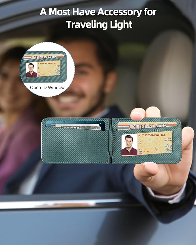 ExtreLife 2-in-1 Magsafe Wallet Adjustable Stand Open ID Window Magnetic Wallet for iPhone 17/16/15/14 Pro Max/14 Pro/14 Plus/13/12 Series 9 Cards Holder Vegan Leather Black