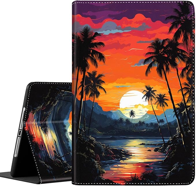 Case for Samsung Galaxy Tab S10 FE Plus 5G Multi-Angle Stand Smart Cover Shockproof with Auto Wake/Sleep for Galaxy Tab S10 FE+ 13.1 Inch (SM-X620/SM-X626B) 2025 Magic Mushrooms Fungus