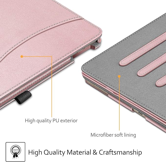 Fintie Multi-Angle Case 2017/2015 iPad Pro 12.9 inch (Old Model) 1st &amp 2nd Gen Case - [Corner Protection] Folio Stand Cover with Pencil Holder &amp Pocket Auto Wake/Sleep Blooming Hibiscus