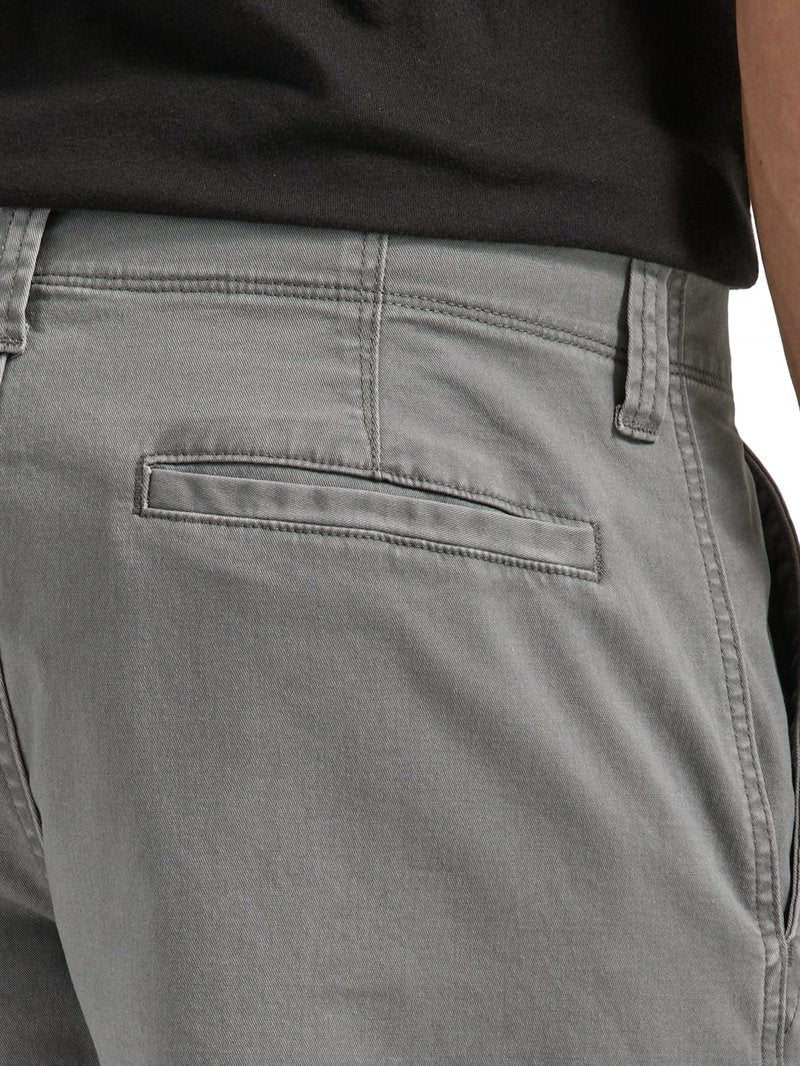 Wrangler Authentics Men's Classic Cargo Stretch Short, Gunmetal, 36
