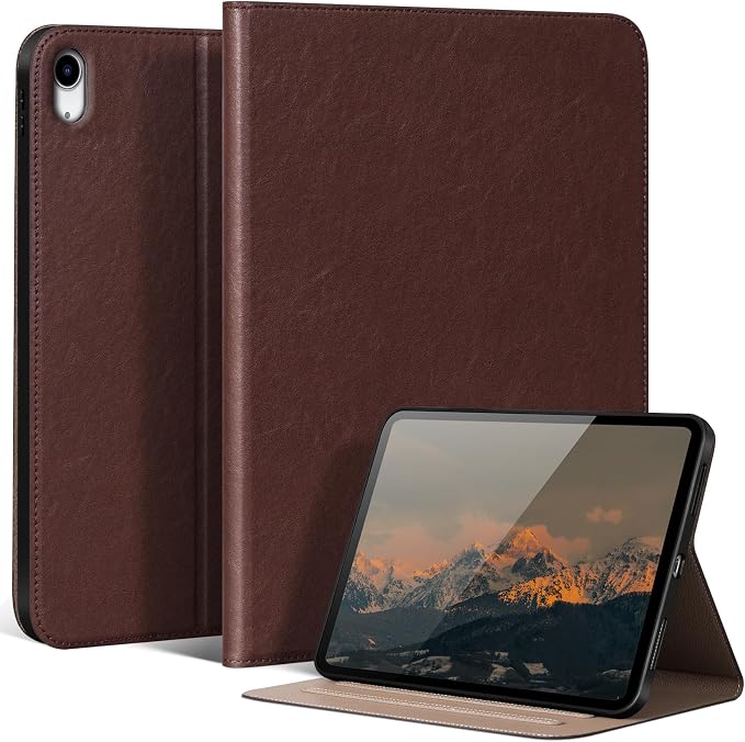 Case for 10.2-inch iPad 7th/8th/9th Gen (2019-2021 | Microfiber Leather ，Shockproof Smart Cover | Adjustable Stand | Auto Wake/Sleep | Multiple View Angles | Black