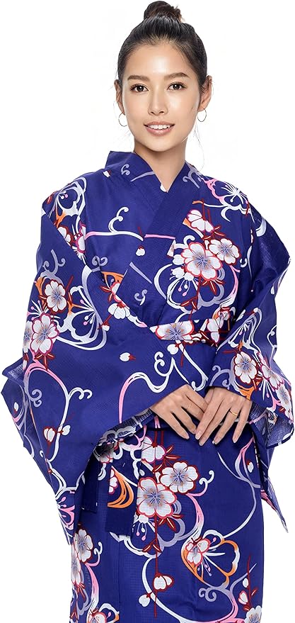 Kimura Jitsugyo Women's Kyoto Traditional Easy Wearing Kawaii Yukata Robe(Japanese Casual Kimono) Set 2