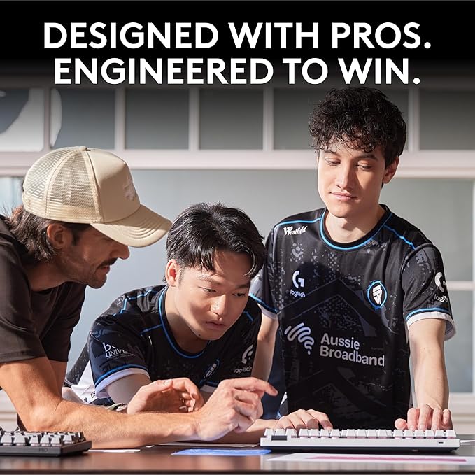 Logitech G PRO X TKL Rapid Tenkeyless Wired Gaming Keyboard with Magnetic Analog Switches, Rapid Trigger Mode, Adjustable Actuation, and Customizable RGB Lighting - White