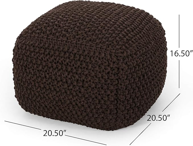 Christopher Knight Home Pouf, Brown