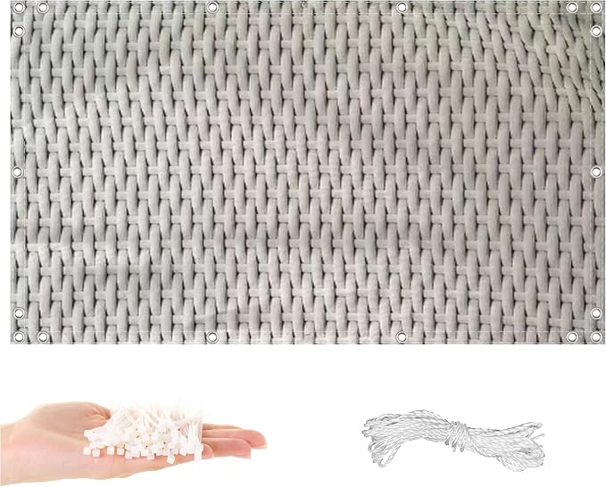 Privacy Fence Screen 8.2' x 65.6' Heavy Duty 165 GSM HDPE Privacy Fence Panels
