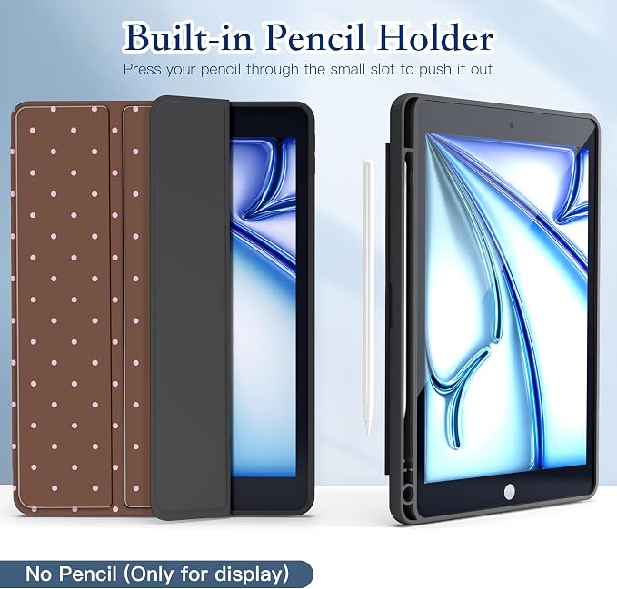 CISSOOK Compatible with iPad 9th/ 8th/ 7th Generation Case 10.2 Inch (2021/2020/2019 Release) Protective Shell with Pencil Holder Astronaut