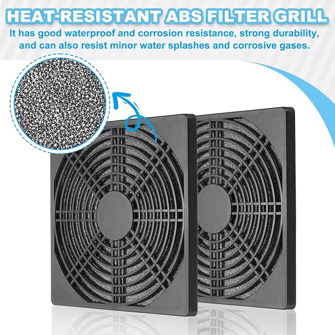 PATIKIL 150mm Fan Filter Grill