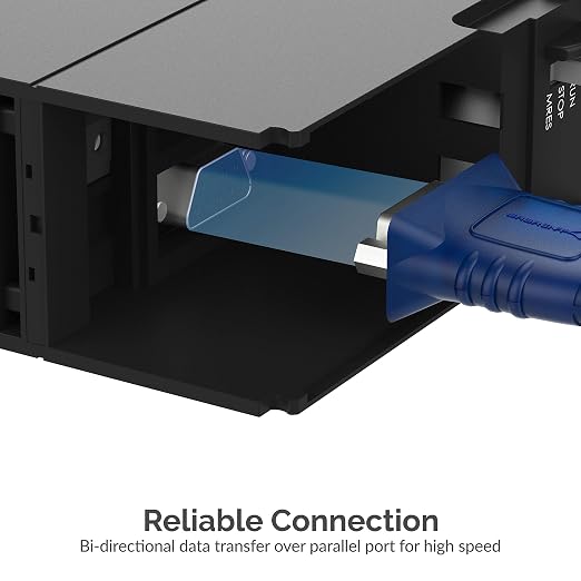 SABRENT USB 2.0 to Serial DB9 RS232 Converter Cable 10ft (CB-9PTF) | Prolific chipset hexnuts 9-pin Windows 10-XP macOS 10.6+ 10 feet