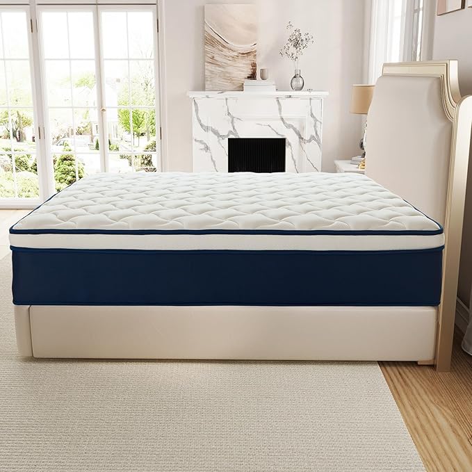 Full Size 14 Inch Gel Memory Foam Mattress, Luxury Soft Plush Cooling Mattress for Pressure Relief & Back Support, CertiPUR-US Certified, Breathable Motion Isolation