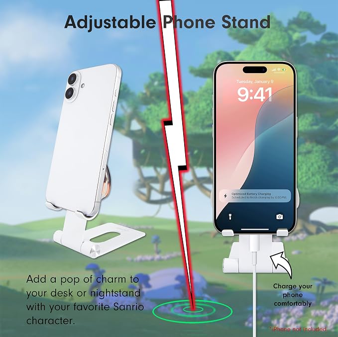 Sonix x Sanrio Character Phone Stand | Adjustable Cell Phone Holder Desk Stand Dock | Badtz Maru