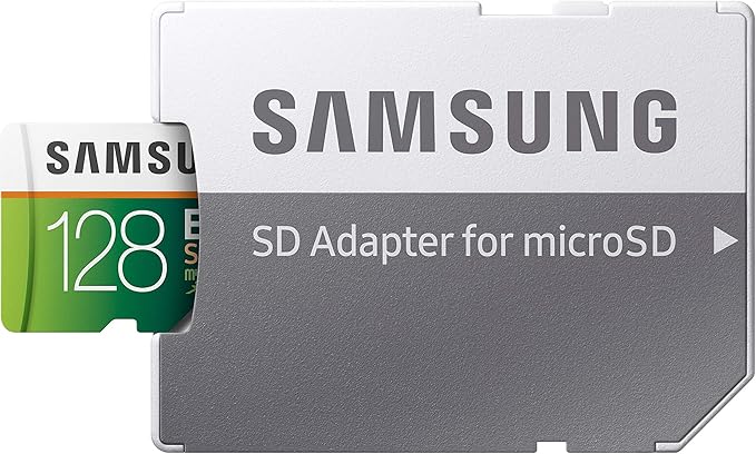 SAMSUNG: EVO Select 128GB MicroSDXC UHS-I U3 100MB/s Full HD & 4K UHD Memory Card with Adapter (MB-ME128HA)
