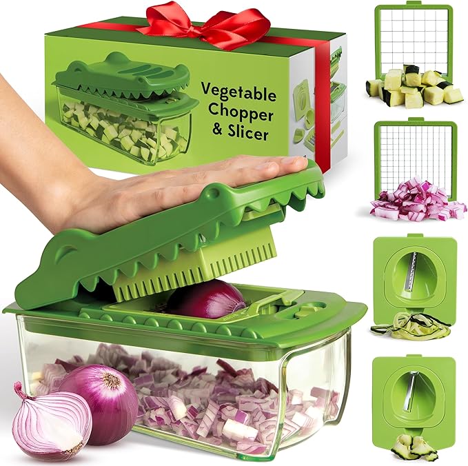 Fullstar X OTOTO Croc Chop - Vegetable Chopper & Spiralizer