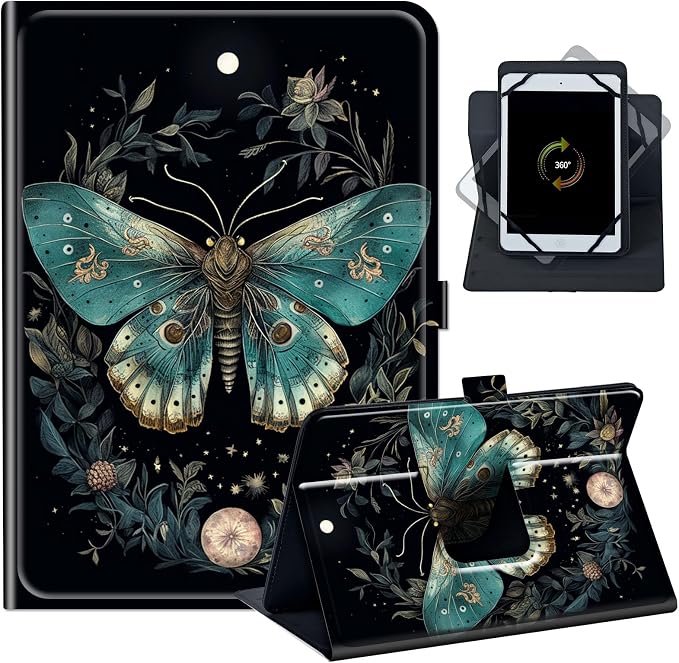 Case for Google Pixel Tablet 11 2023PU Leather 360 Degree Rotatable Kickstand Tablet Cover with Magnetic Closure for Pixel Tablet 11 2023/ All 10.5-11.5 Tablet，American Eagle with Flag