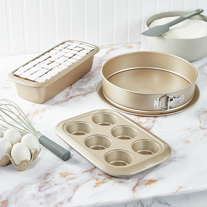 Berghoff Balance Nonstick 6 Cup Muffin & Cupcake Baking Pan, 2.5" x 1"