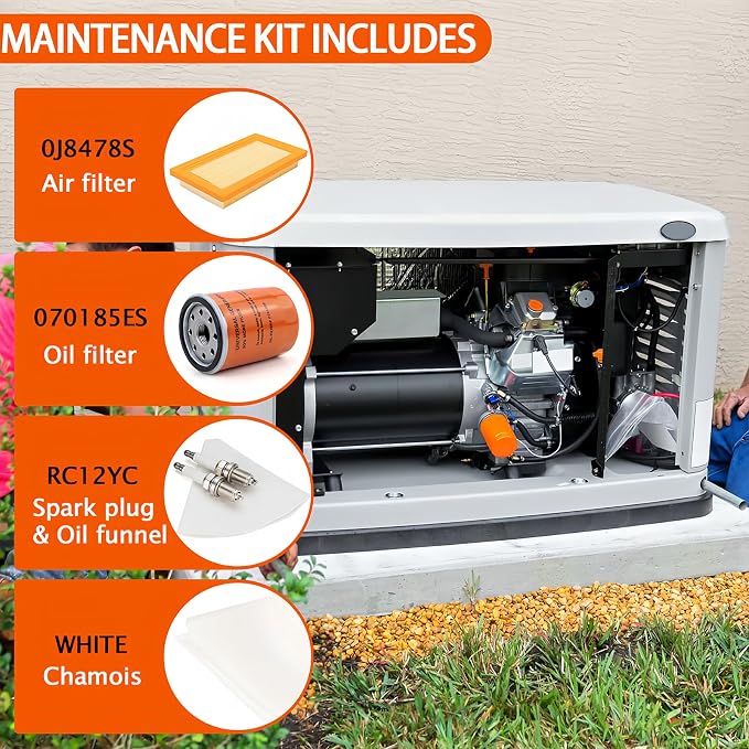 6485 Maintenance Kit for Generac 16-26kW Air Cooled Standby Generators