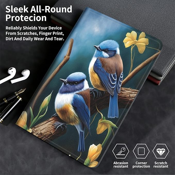 for Samsung Galaxy Tab A8 Case for Samsung Galaxy Tab A8 10.5 Case 2022 Lightweight Smart Cover PU Leather Adjustable Stand Protective Cover with Auto Wake/Sleep - Art Butterfly