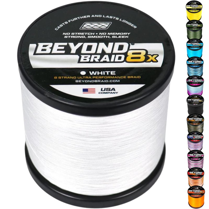 Beyond Braid White 8X Strand 500 Yards 30lb