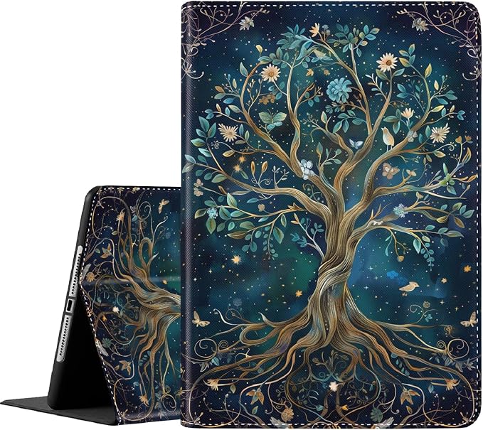 Case for iPad (A16) 11th Generation 11 Inch (2025) for iPad 10th Generation 10.9 Inch (2022) Slim Folding Stand Cover with Auto Wake/Sleep Corgi Dog Eating Ramen 2