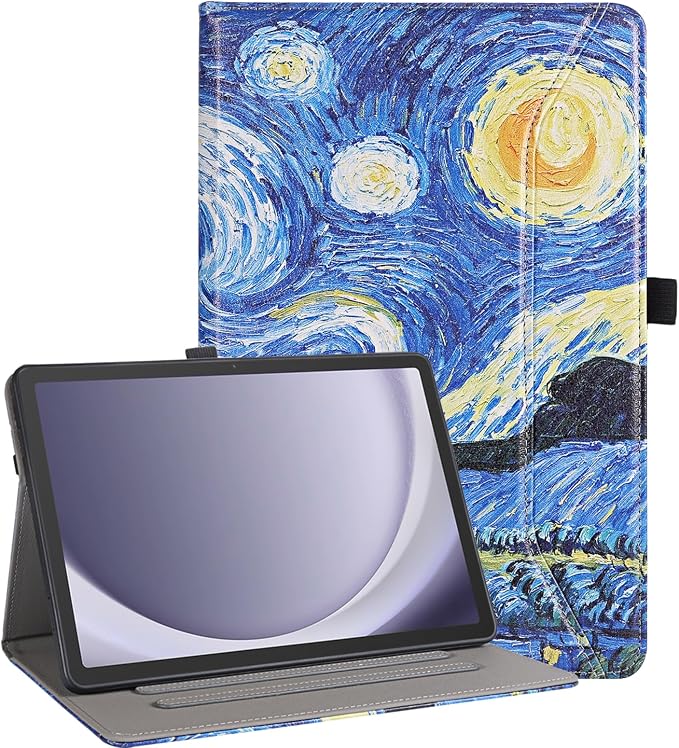 for Samsung Galaxy Tab A9 Plus Case Multiangle Stand for Samsung Tab A9 Plus Tablet Case 11 Inch SM-X210/SM-X216/SM-X218Black
