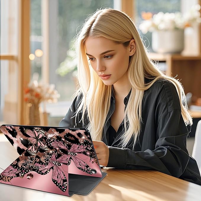 for Amazon Fire Max 11 2023 Release Table Case 11'' Rotating Auto Wake Sleep Leather Table Case for Amazon Fire Max 11 2023 Release Stand Bird Flowers Design for Woman Man