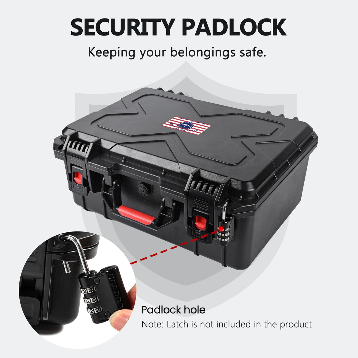 Kinghardcase Gun Case for Handguns 5 Pistol &12 Magazine Pre-Cut Multiple Pistols Shockproof Waterproof Hard Pistol Cases with Desiccant TSA Approved Firearm Travel Case